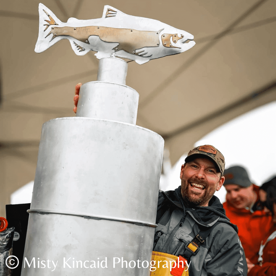 The 2024 Homer King Salmon Derby Winner! Our very own Chris Keithley